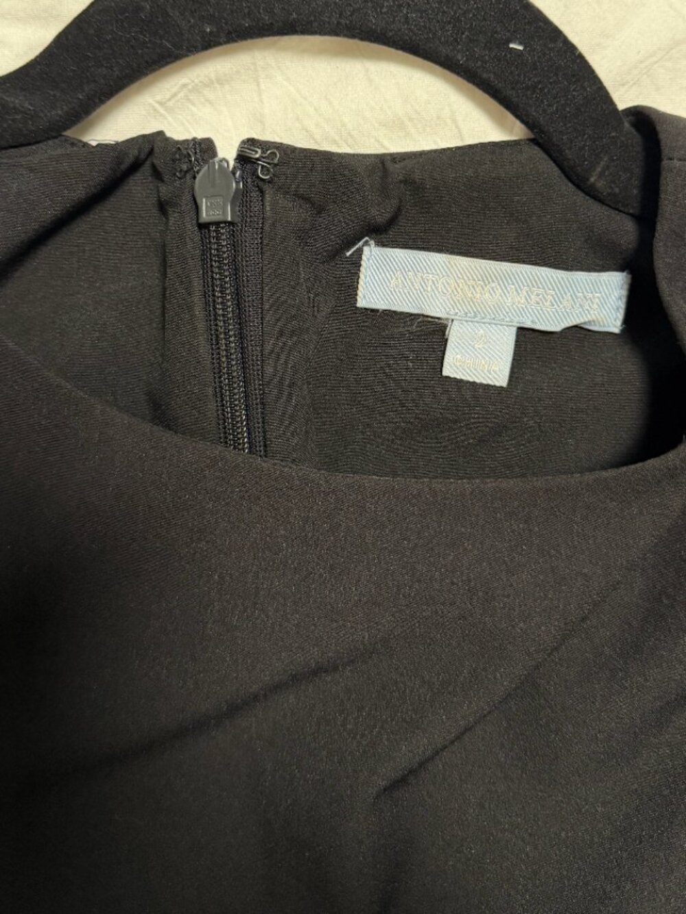 Antonio Melanie Size 2 Black Cocktail Dress Size 2 - Picture 2 of 4